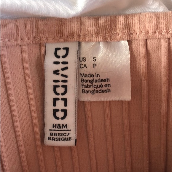 H&M Soft Pink Crop Top - Picture 3 of 3